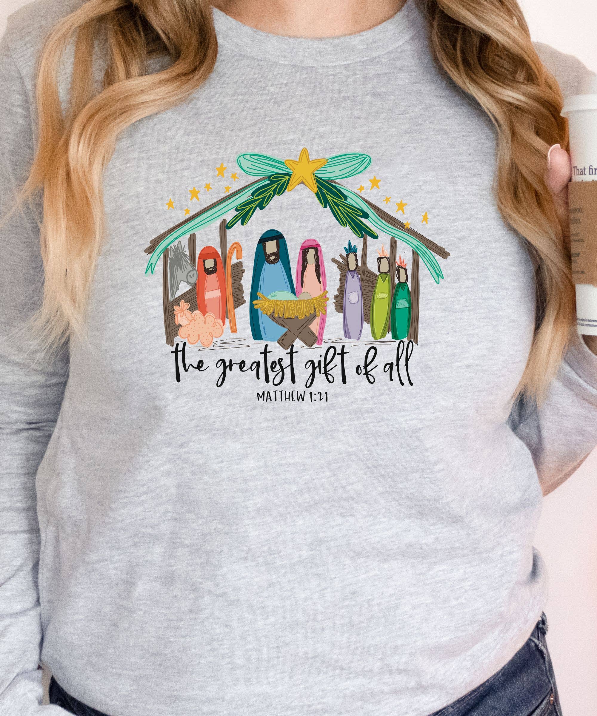 Midday USA - Wholesale Graphic Sweatshirt - Women's - Greatest Gift Of All Sweatshirt1