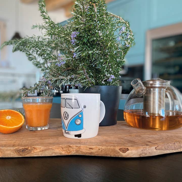 VW Collection by BRISA - Wholesale Coffee Mug - VW T1 Bus Coffee Mug 370ml - Blue5