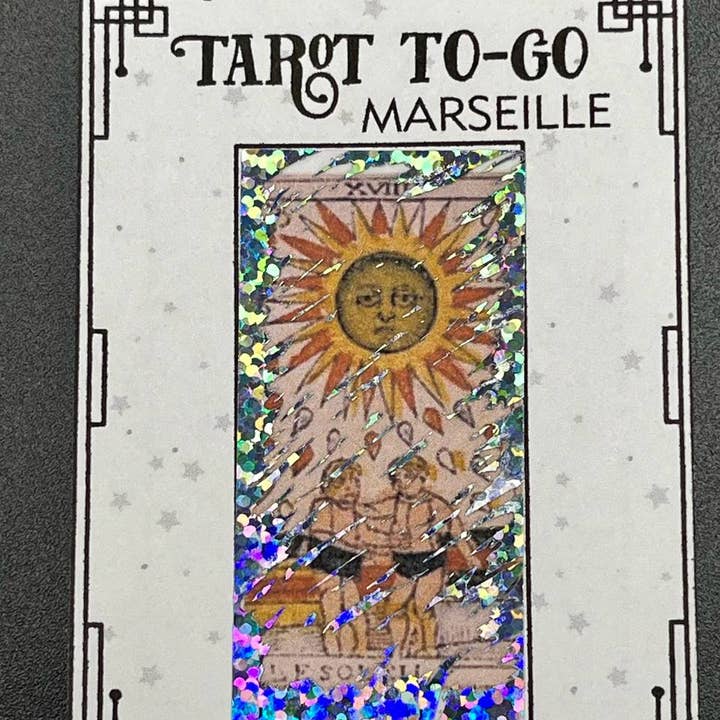 sunny d4z3 art collective - Wholesale Tarot/Oracle Card - scratchers- tarot to go white scratch off - 3 card pack - MARSEILLE5