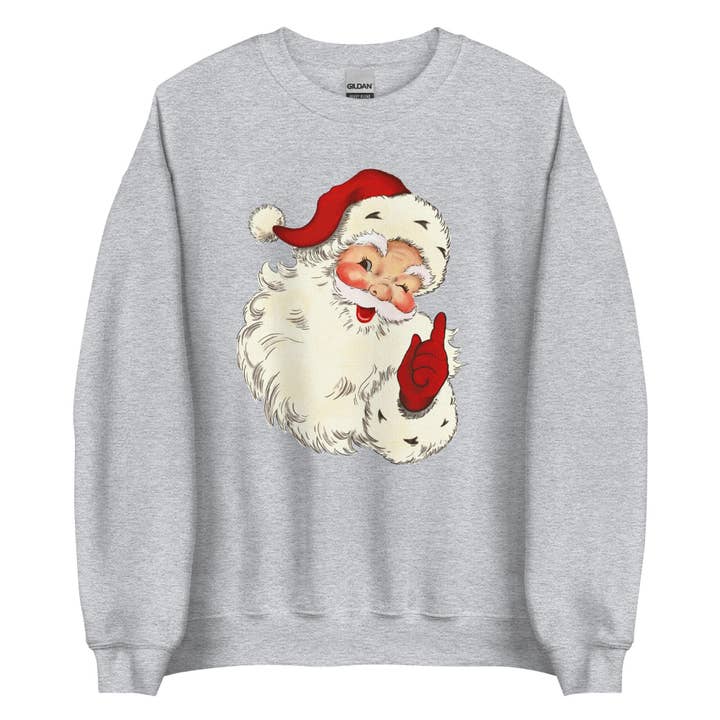Felpa unisex Santa per la vendita all'ingrosso da parte di SUNFLOWER DREAMS BOUTIQUE