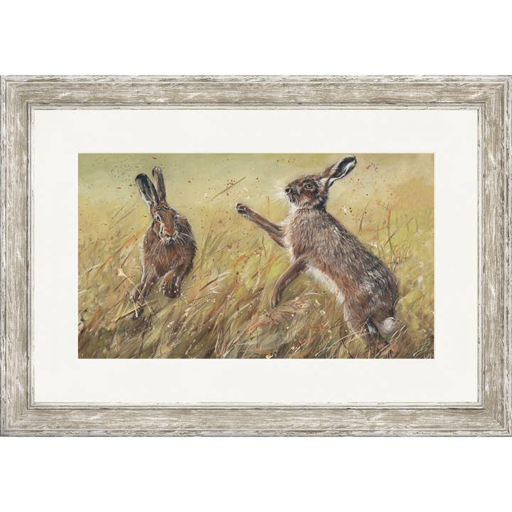 Rechthoekige ingelijste afdruk op tweede kerstdag (27"x19" voor wholesale door Bree Merryn Art Ltd