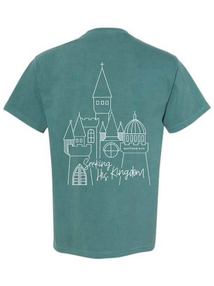 Created With Purpose Co. - Wholesale Screen Printed T-Shirt - Women's - KINGDOM SEEKING TEE18