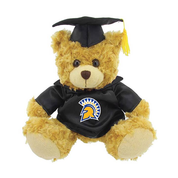 San Jose State Plush Graduation Bear for wholesale by KH Sports Fan
