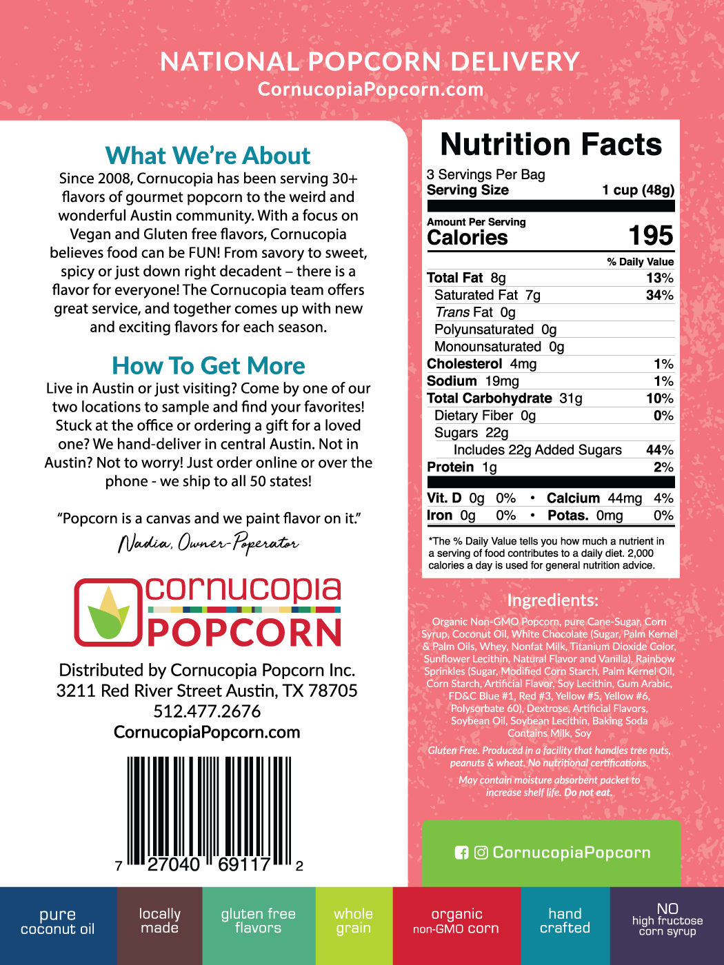 Cornucopia Popcorn - Wholesale Popcorn - Gourmet Popcorn Bundle Deal- 120 Signature Bags3