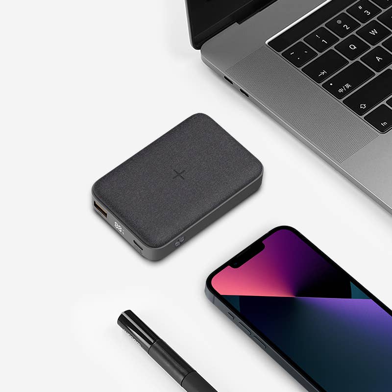 bleu Batterie externe sans fil ORSEN EW35, PD 18 W, 10000 mAh, charge 10 W, noire en vente sur Faire11