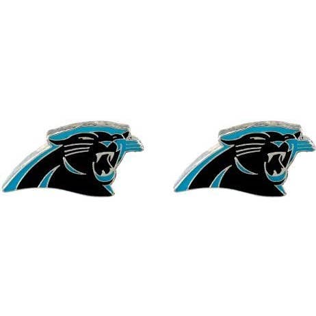 NFL Carolina Panthers Logo Post Earrings for wholesale by Aminco USA
