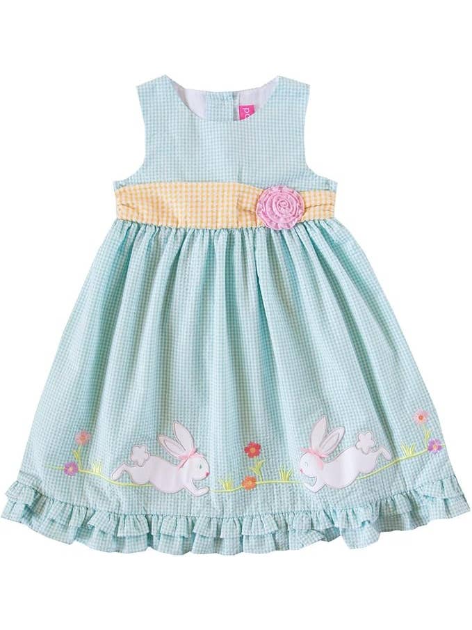 Good Lad Apparel - Wholesale Dress - Kids - Good Lad Toddler Thru 4/6X Girls Turquoise Easter Dress