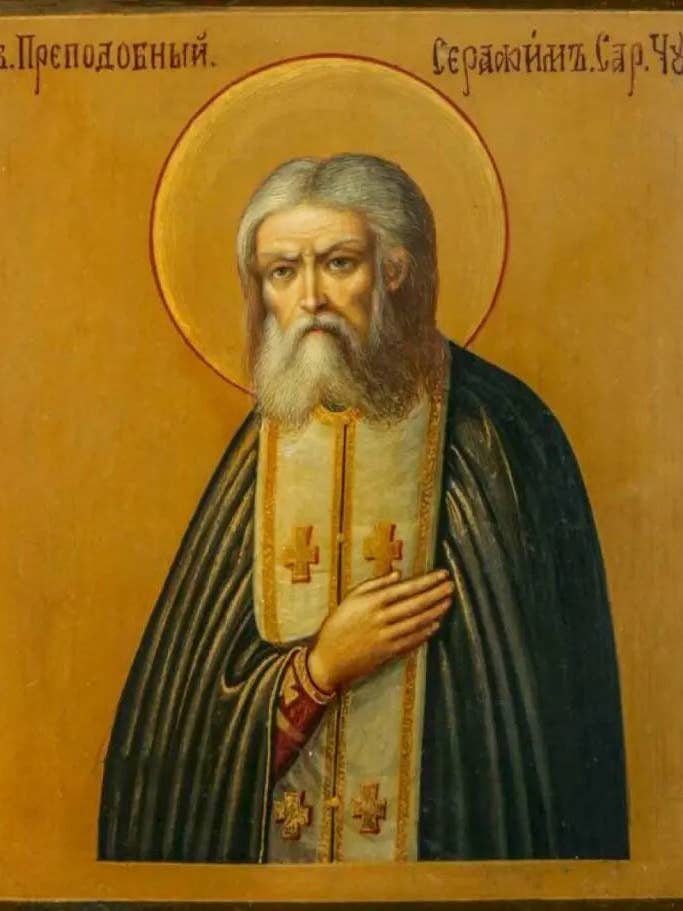 Ikon af den hellige Serafim af Sarov ærværdige undergører for engroshandel hos Iconsofsaints