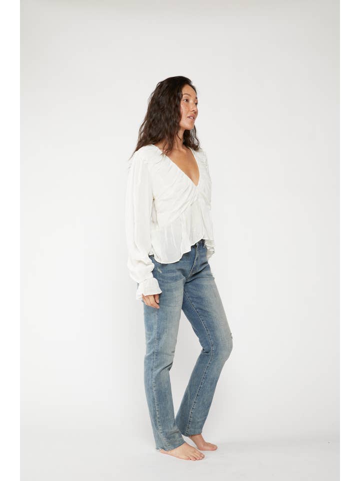 Oliver Logan - Wholesale Jeans - Women's - Crosby High Rise Jean, 4 Year Vintage