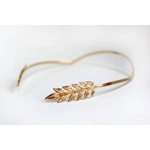 Avigail Adam - Wholesale Fashion Headband - Women's - Olive Leaf Goddess Heaband