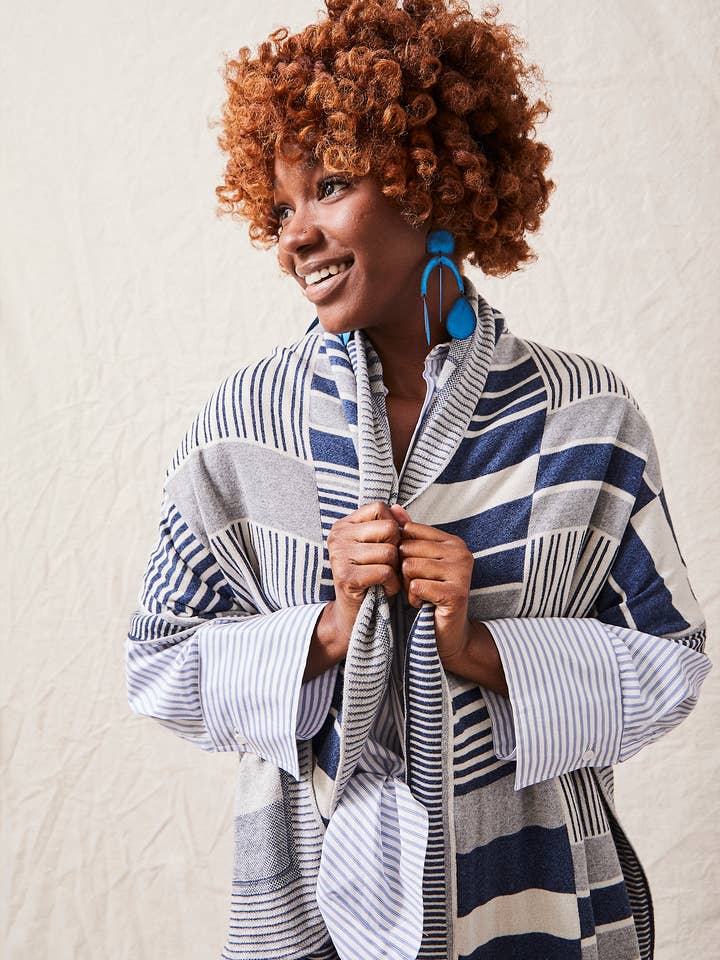 Envoltório Feminino de Algodão Egípcio Italiano por atacado de Liamolly