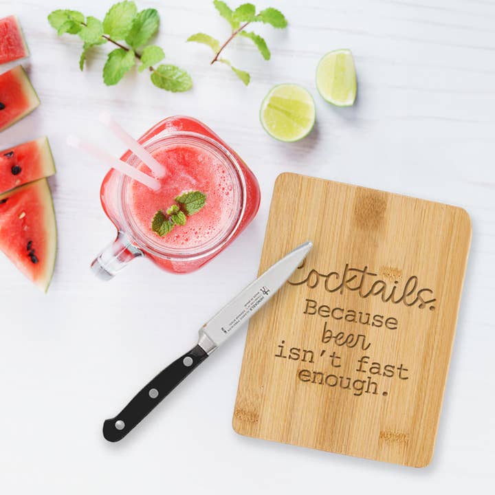 No Great Story Ever Started with a Salad Small Cutting Board for wholesale by Love, Georgie