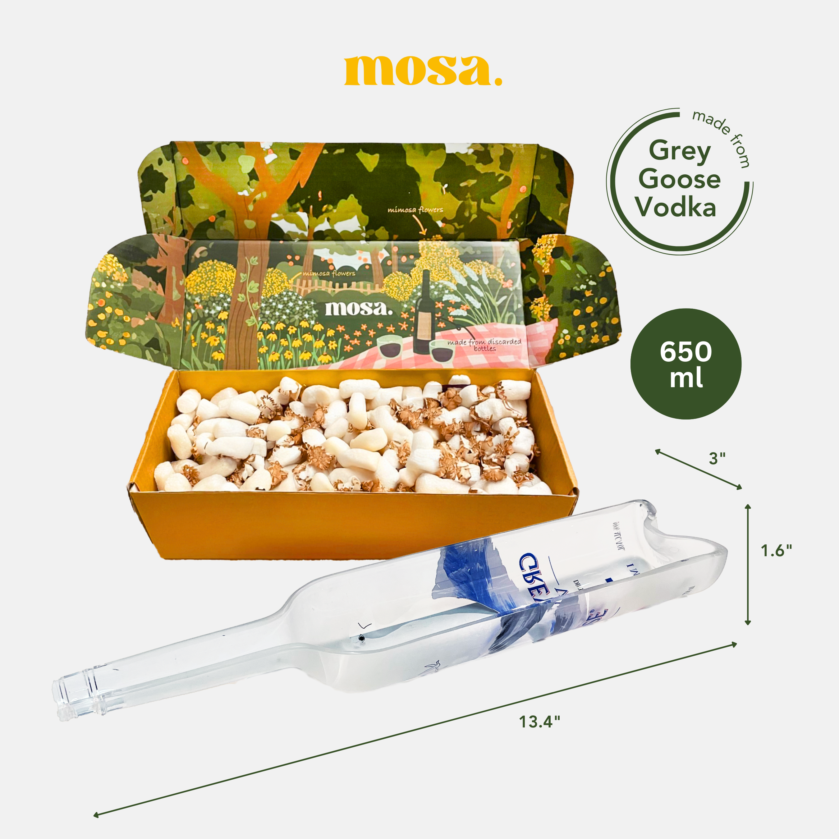 Mosa - Wholesale Decorative Tray - Grey Goose Vodka Bottle Glass Platter9