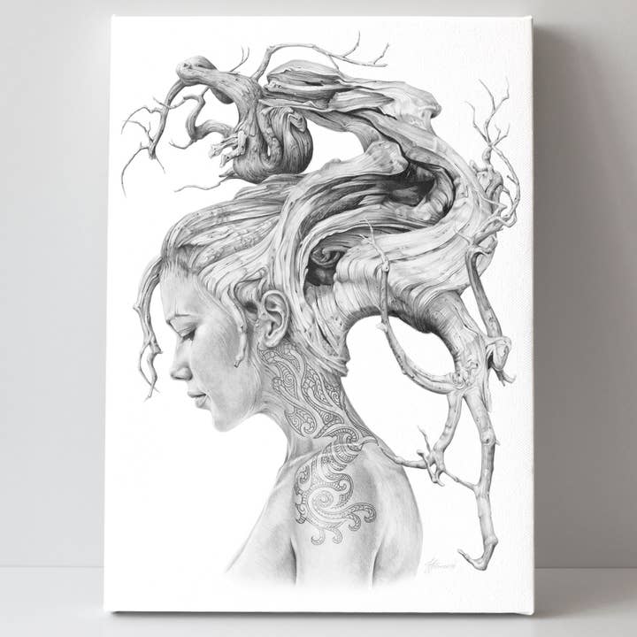 Fiona Francois Art - Wholesale Art print - 'Contemplation' canvas print