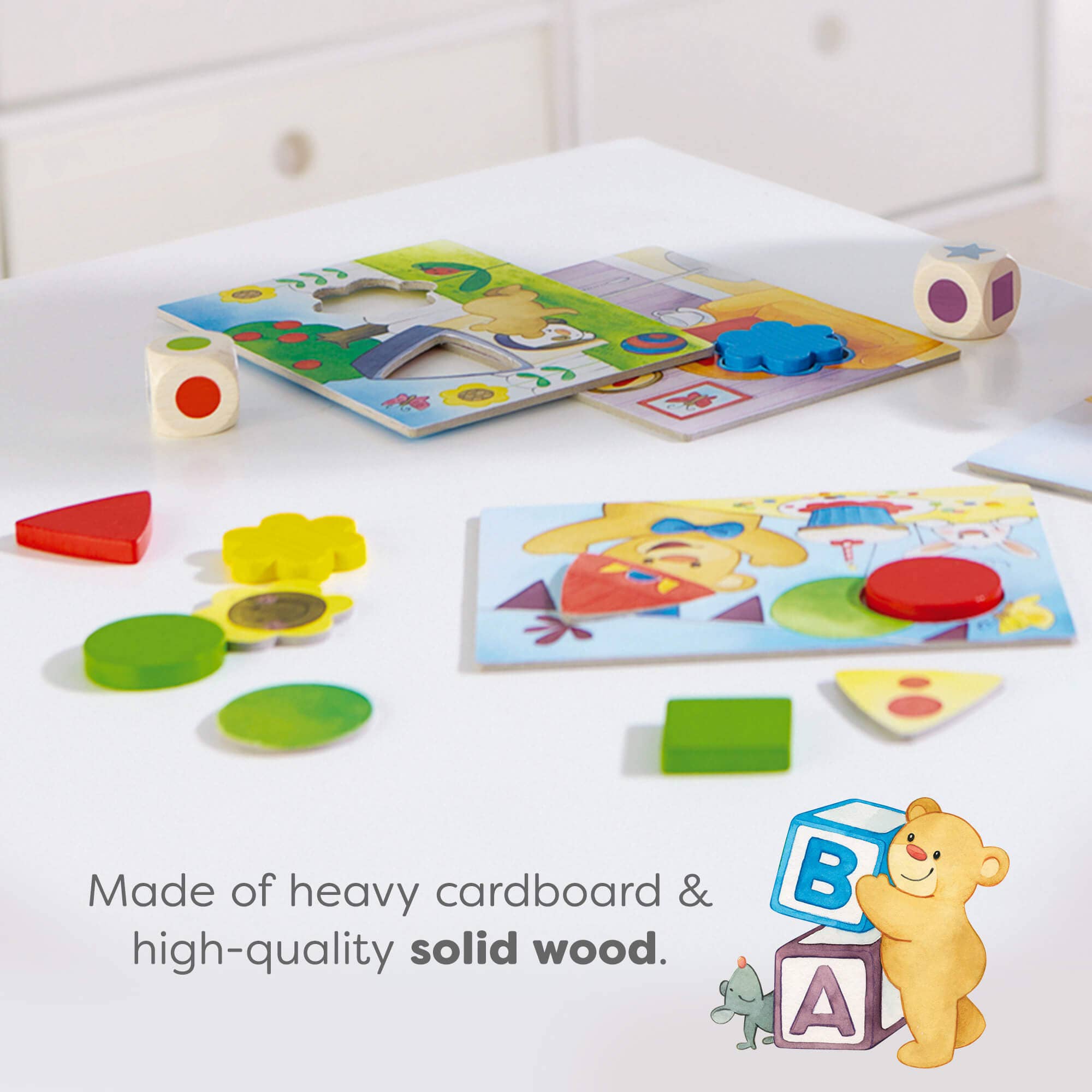 HABA USA - Wholesale Brain Game - Kids - My Very First Games - Teddy's Colors and Shapes4
