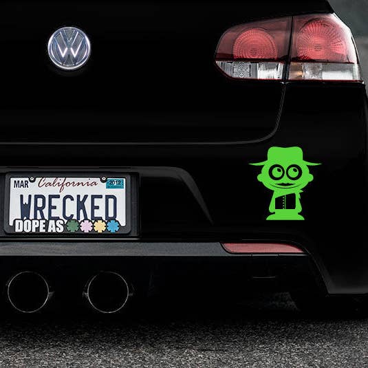 Adorable Cowboy Bumper Car Sticker for wholesale by WinsterCreations™