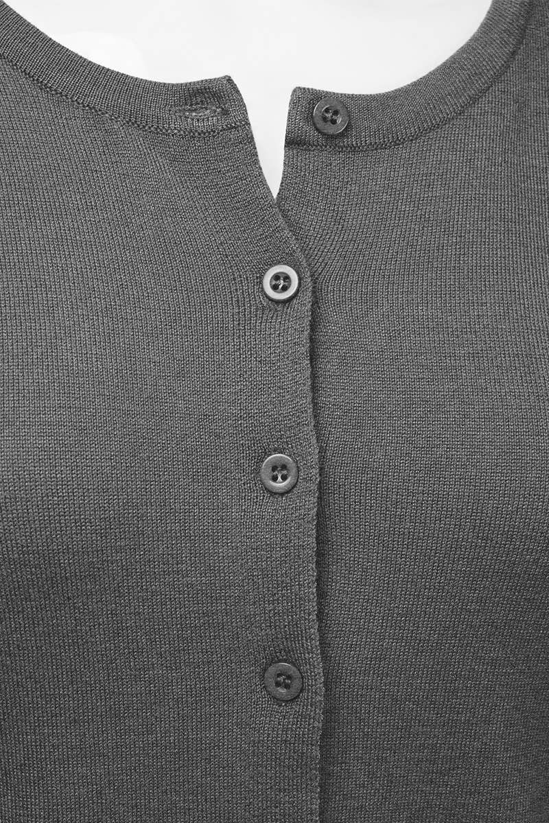 NINEXIS - Vente Cardigan – femme - AWOCAL310_Chandail à manches longues en tricot doux boutonné7