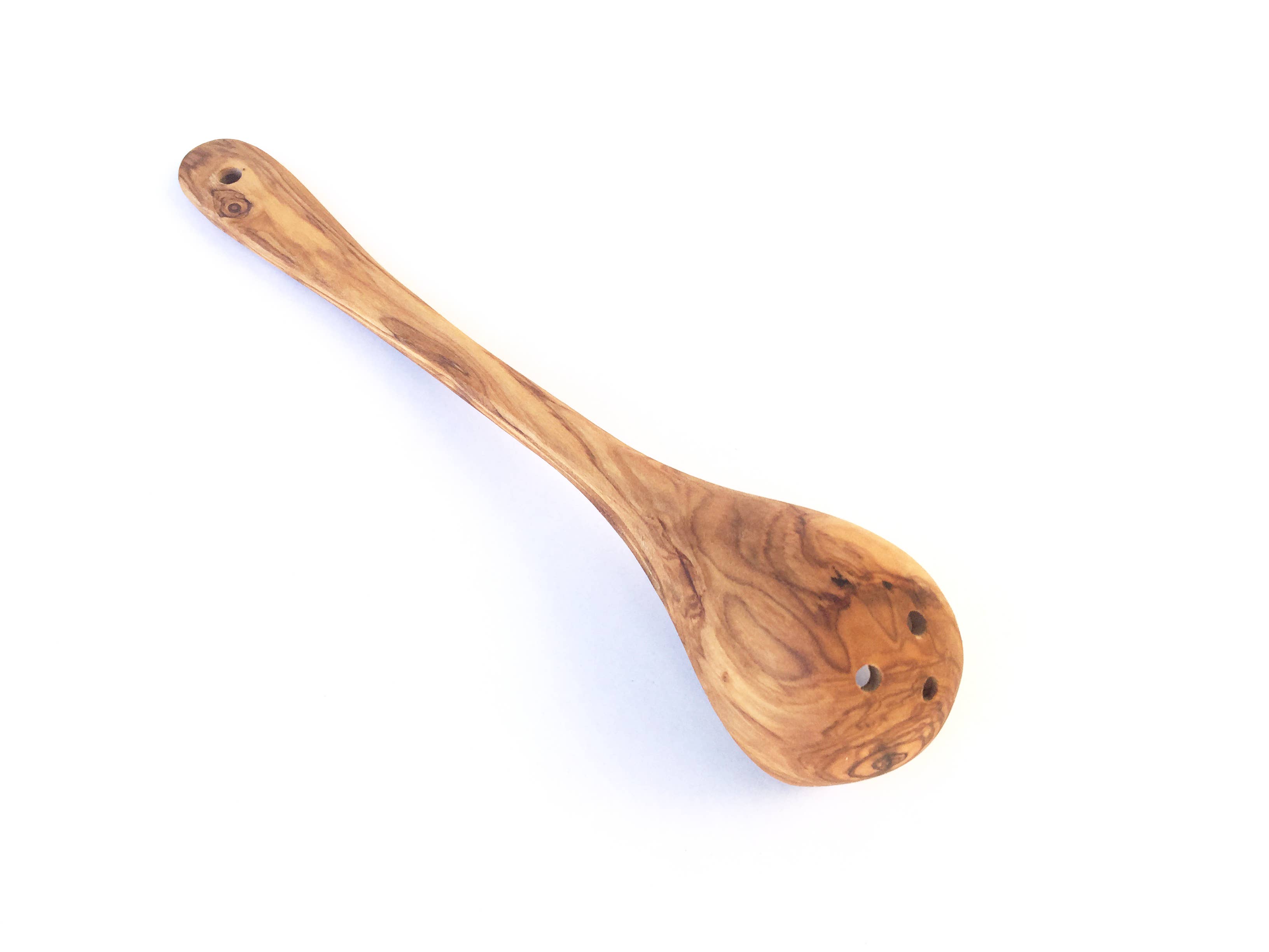 medina mood - Wholesale Kitchen Spoon - ladle with holes olive wood ladle1