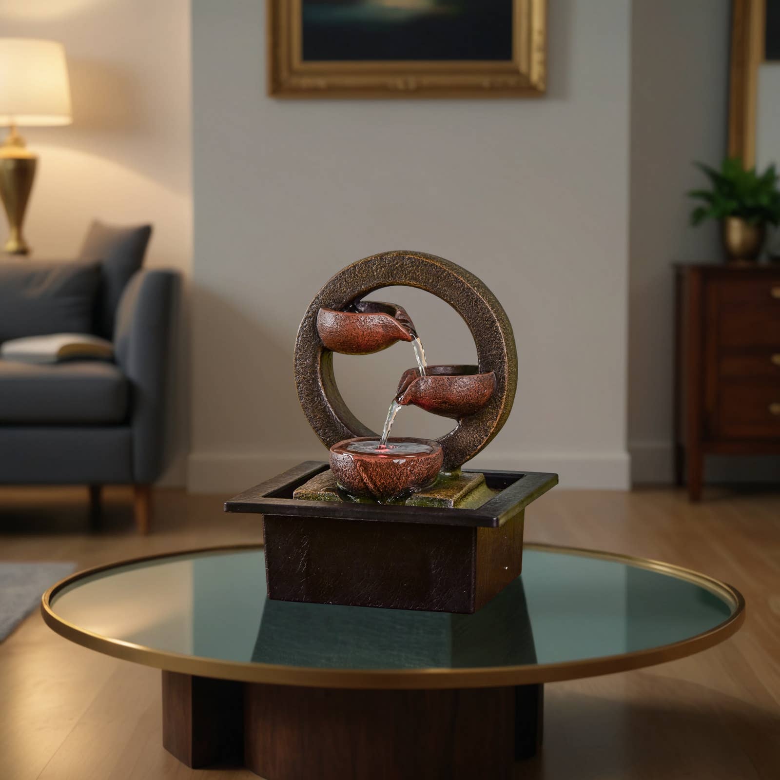 Zen'Arôme - Wholesale Decorative Tabletop Object - Zen Terai Waterfall Fountain - Gift Idea5