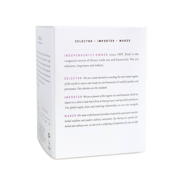 Rishi Tea & Botanicals - Wholesale Tea Bags - Valerian Dream Organic Herbal Tea Sachets4