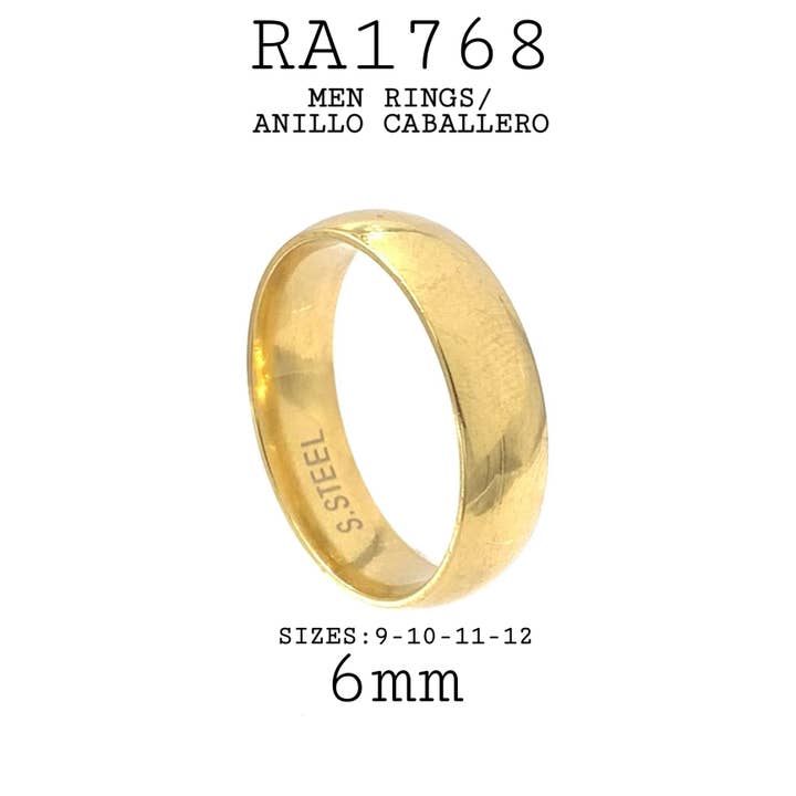 Stainless Steel Men Ring for wholesale by Nisso & Co. NYC Jewelry Wholesale