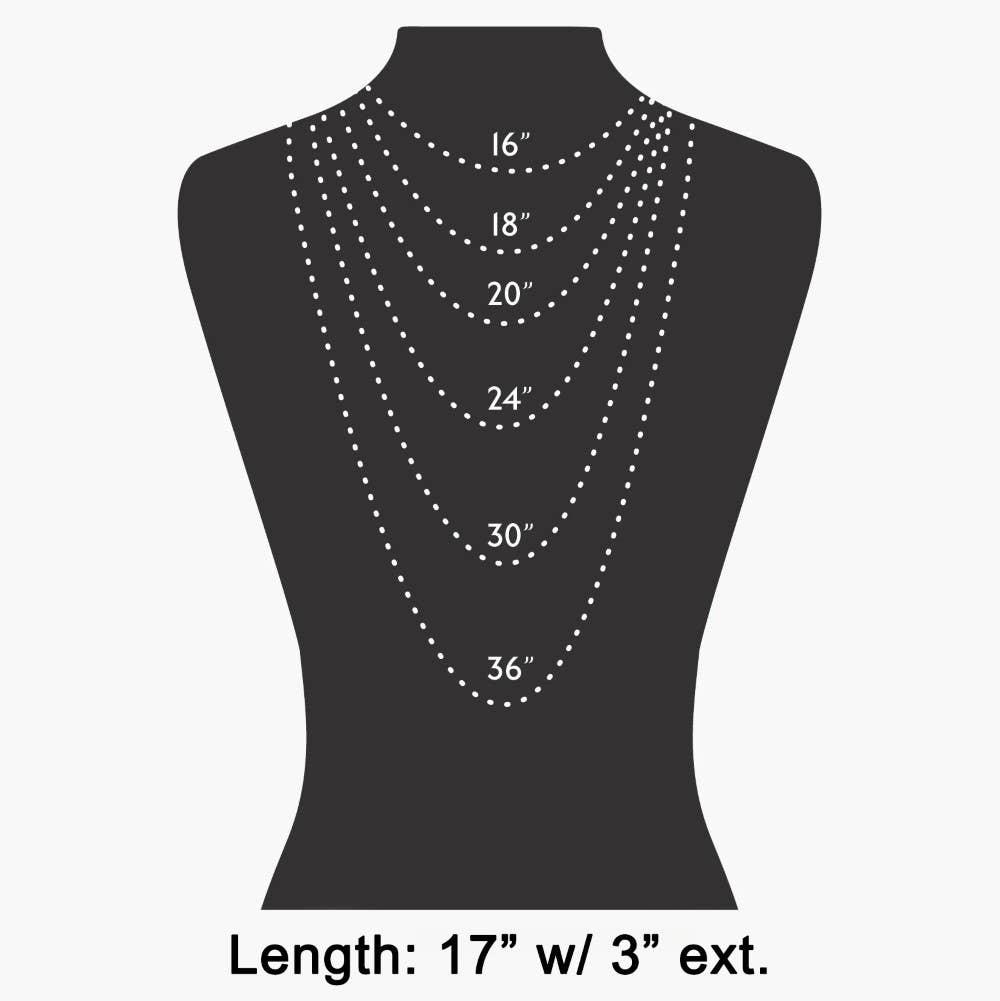 The Looks by Fame Accessories – wholesale Kedjehalsband – Lång fiskhänge matt pärlkedjehalsband5