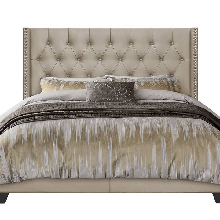 Home Design - Wholesale Bed - Brady Tufted Wingback Upholstered Panel Bed21