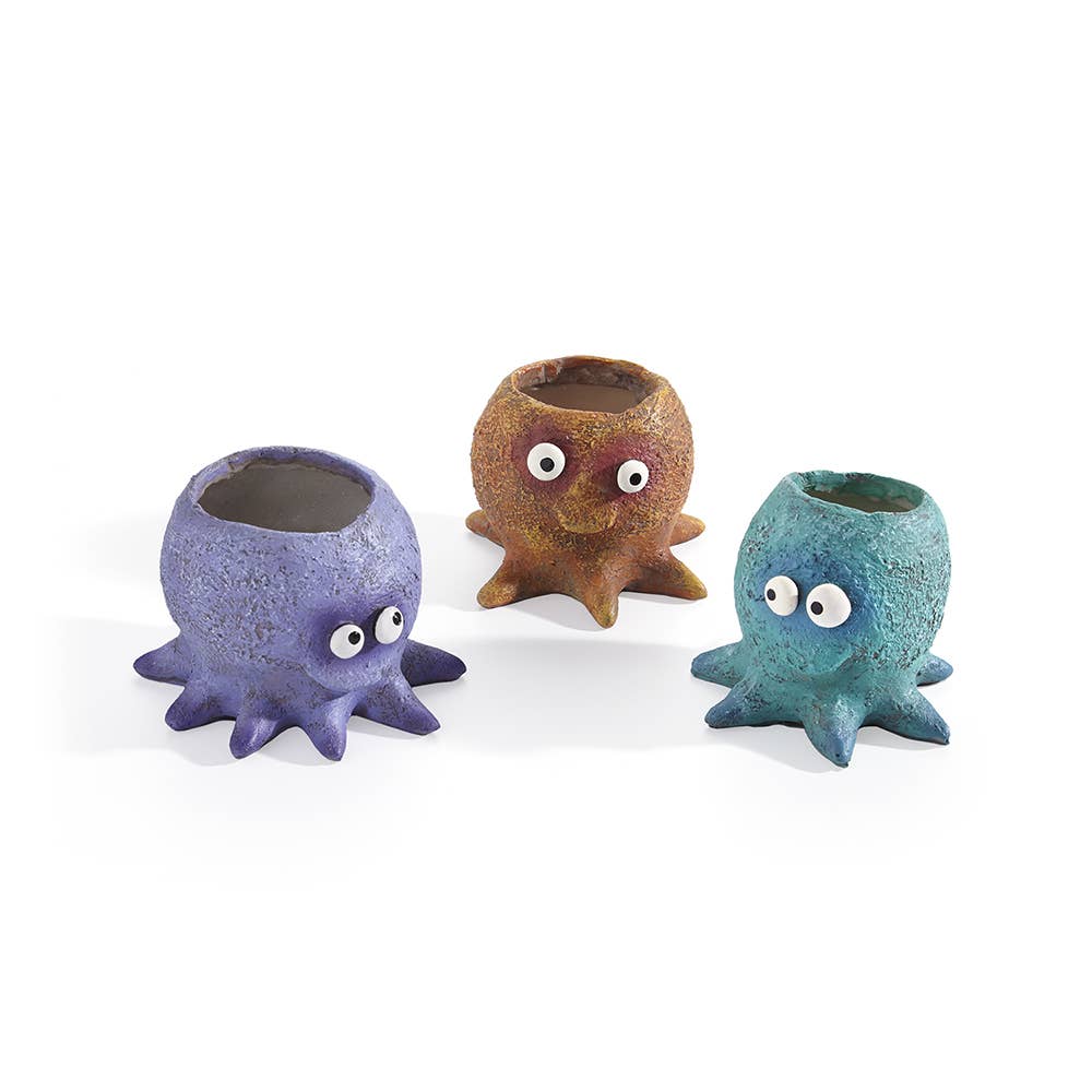 Cohasset Gifts - Wholesale Plant Pot - Dumbo Baby Octopus Blobhouse Planters, Set of 31