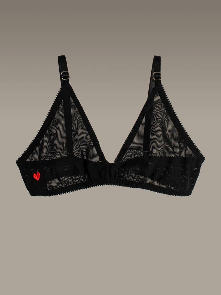 L'amour Black Mjuk BH för wholesale av Love & Swans