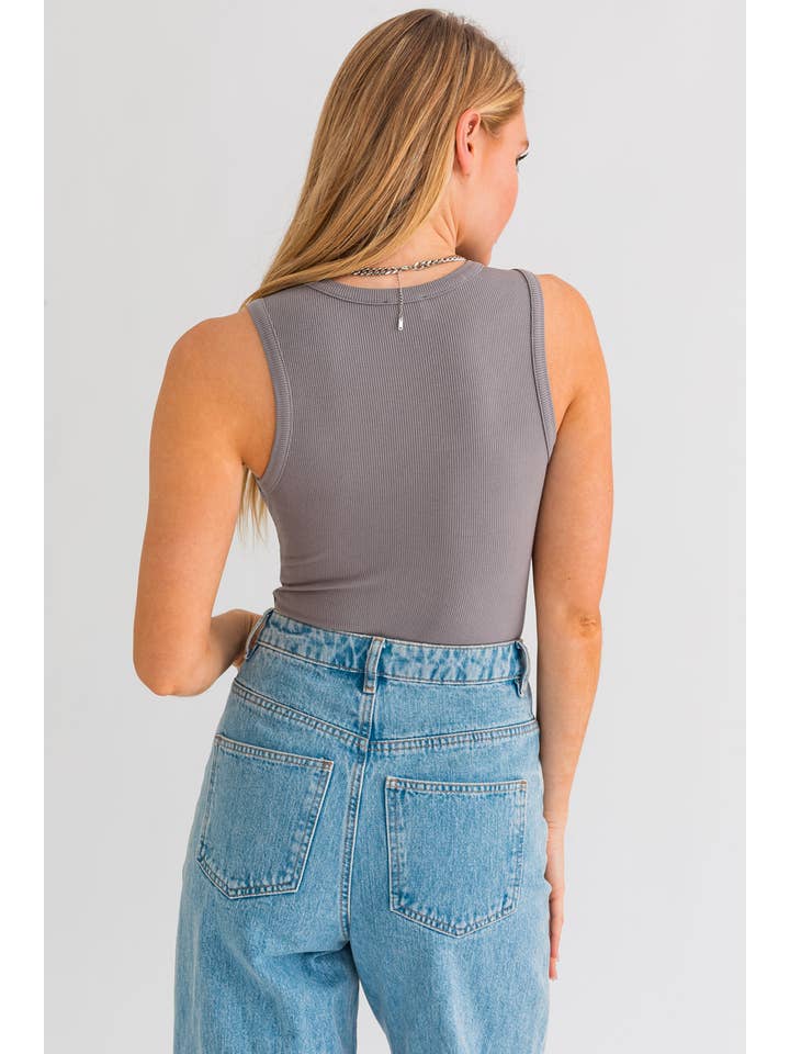 LE LIS - Wholesale Bodysuit - Women's - ROUND NECK SLEEVELESS BODYSUIT19