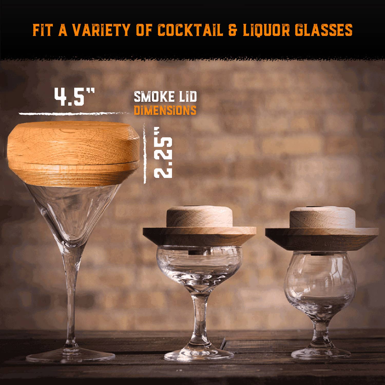 Aged & Charred - Wholesale Bar Tool - Smoke Lid Kit - A Cocktail Smoker Kit (No Butane)2