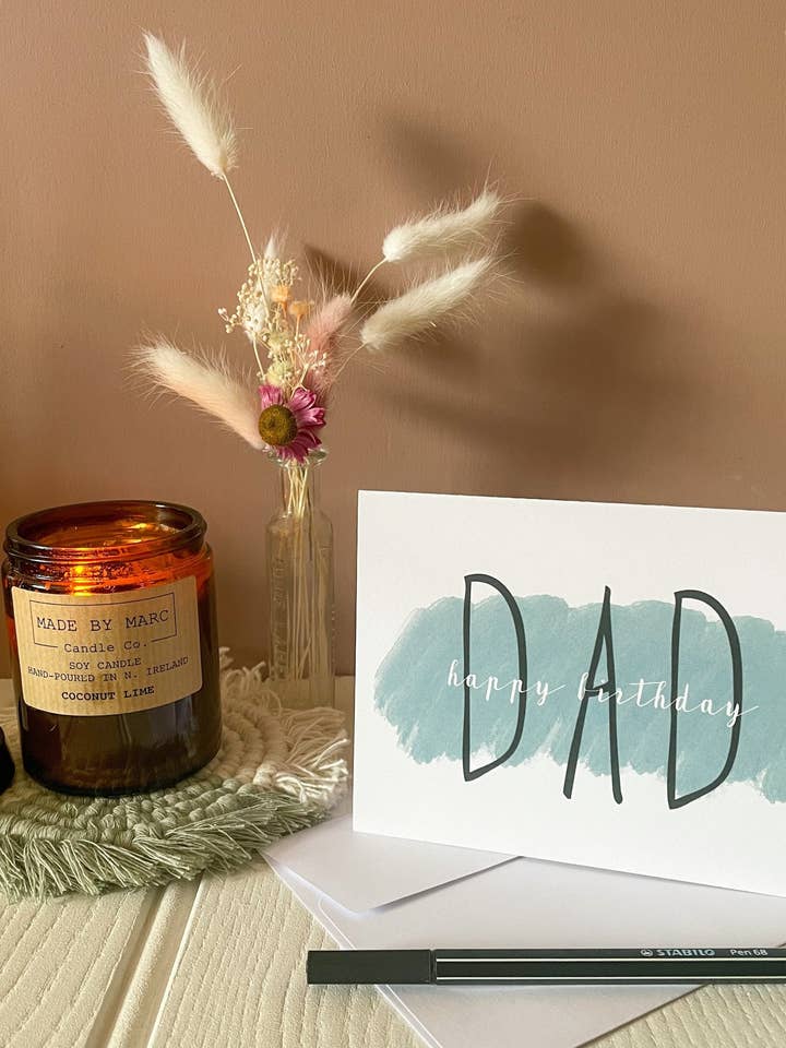 Happy Birthday Dad - Birthday card for wholesale by Daisy & Joy Design