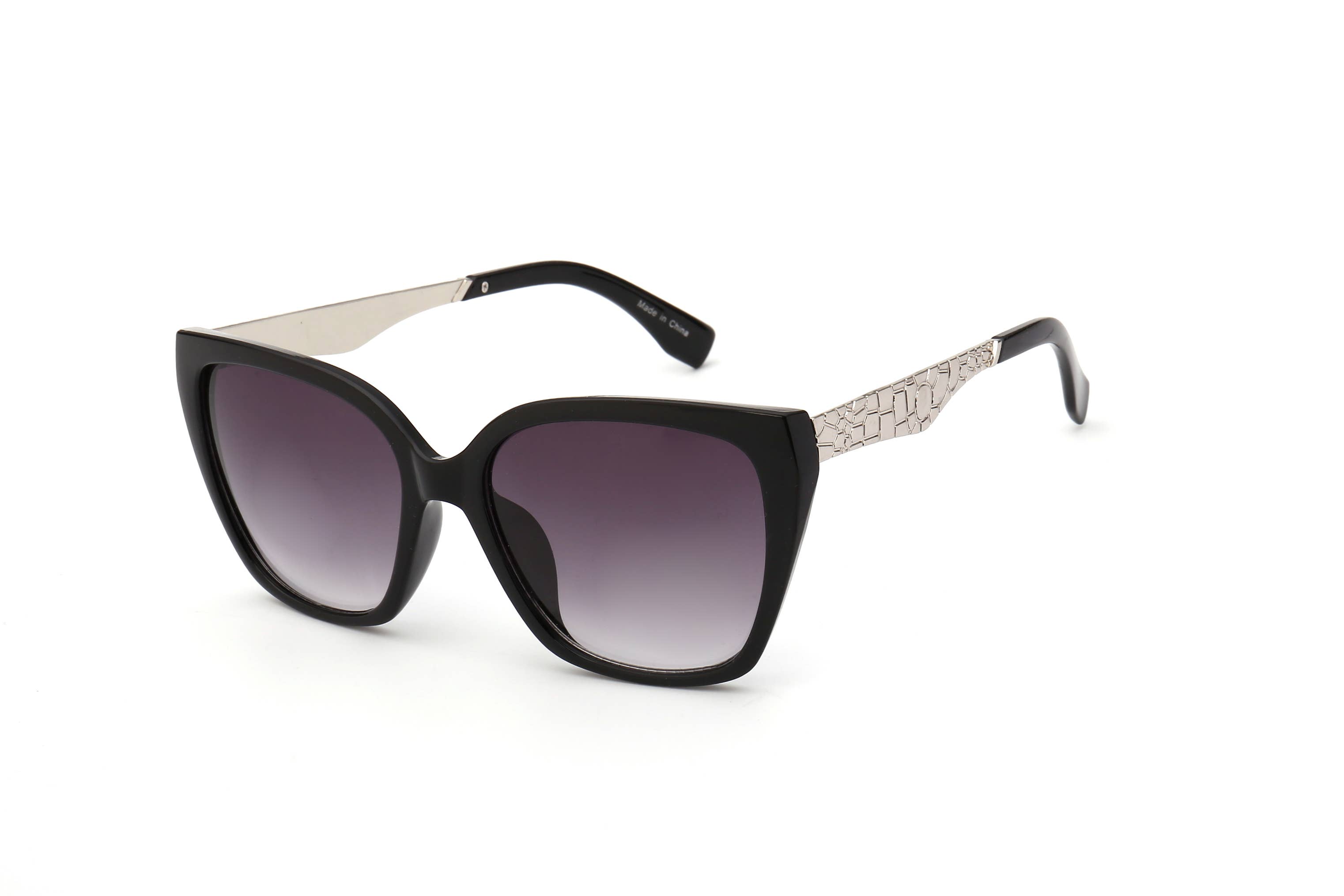 Trio Trading - Vente Lunettes de soleil – femme - Lot de 12 lunettes de soleil tendance pour femmes en forme de temple sculpté3