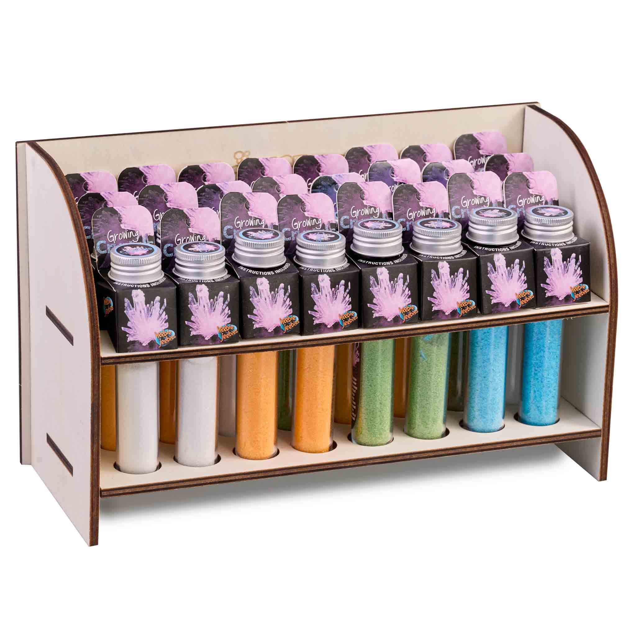 Heebie Jeebies USA - Wholesale DIY Craft Kit - Kids - Growing Crystals in Scientific Test Tube4