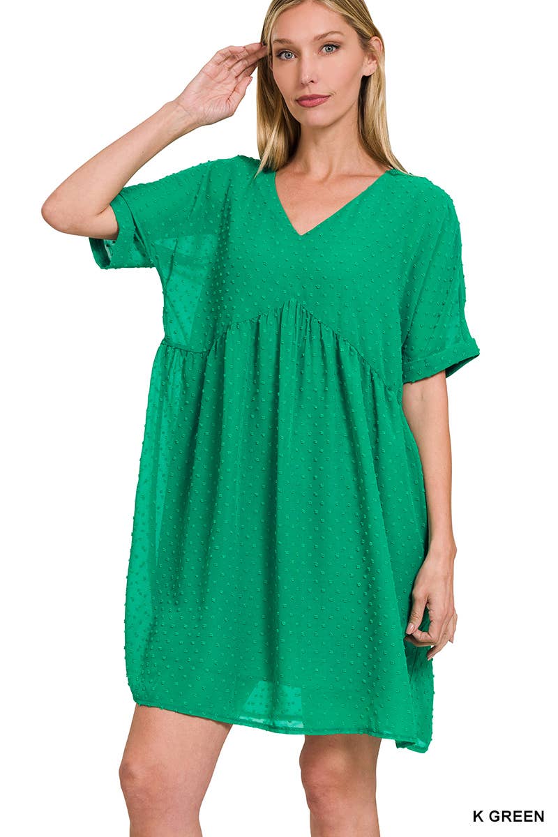 42POPS - Wholesale Dress - Women's - `.Swiss Dot Babydoll Dress Collection7