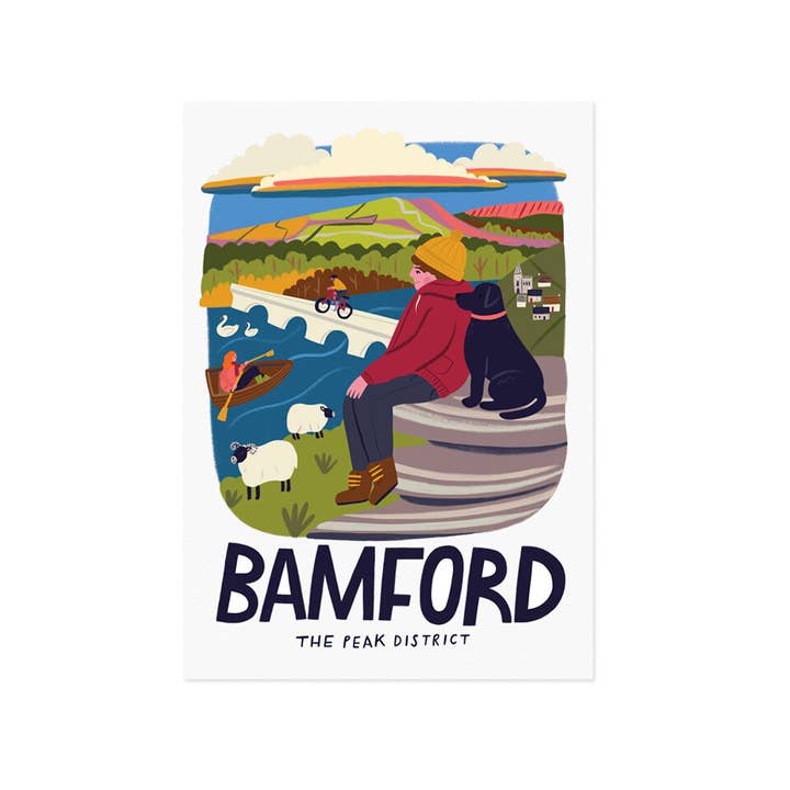 Bamford Travel Poster for wholesale by Lauren Radley