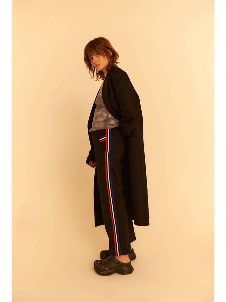Classic Rib Stripe Retro Track Pants for wholesale on Faire1