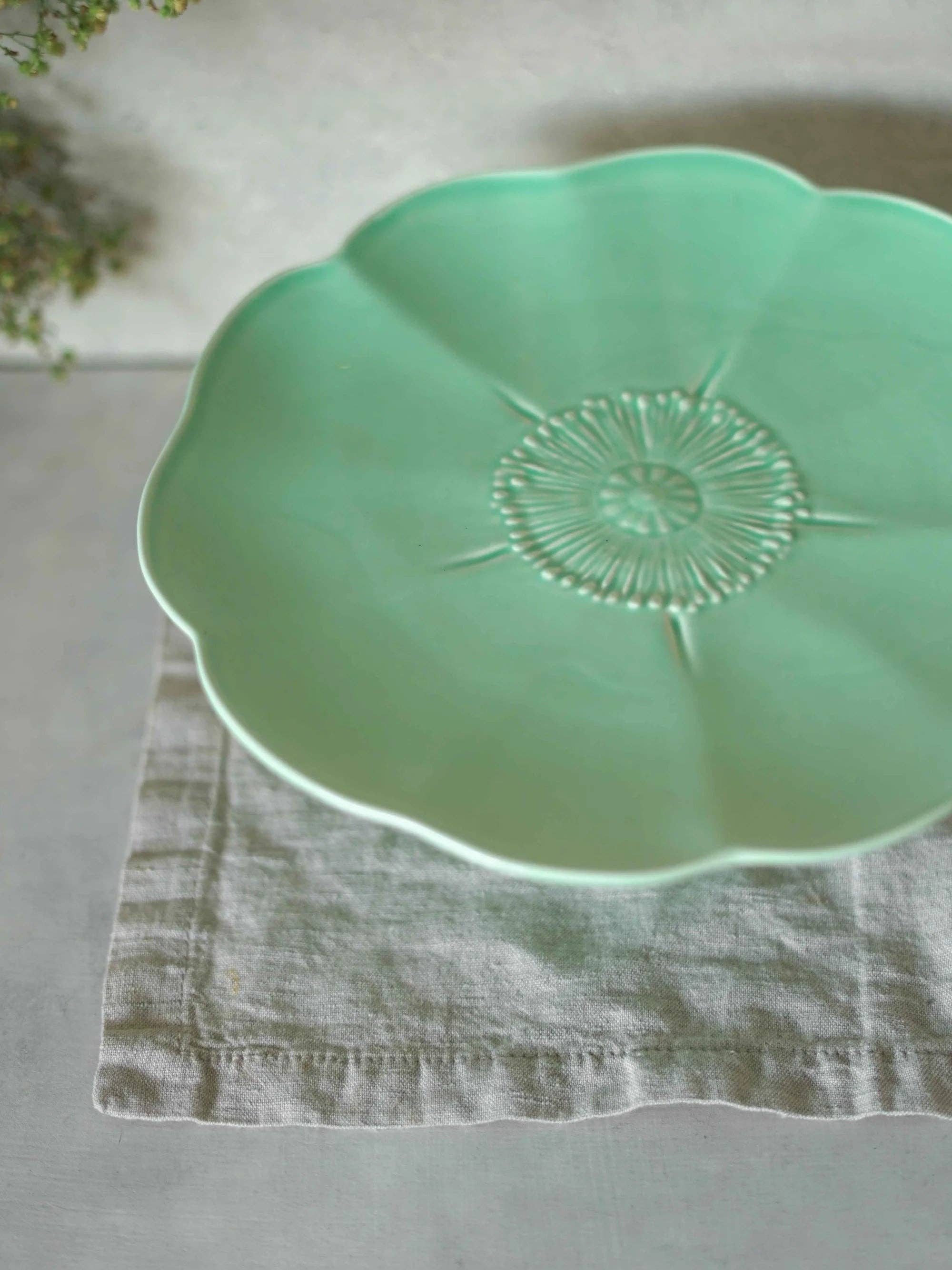 CerAmor Cerâmica - Wholesale Cake Stand - Cake stand with floral design3