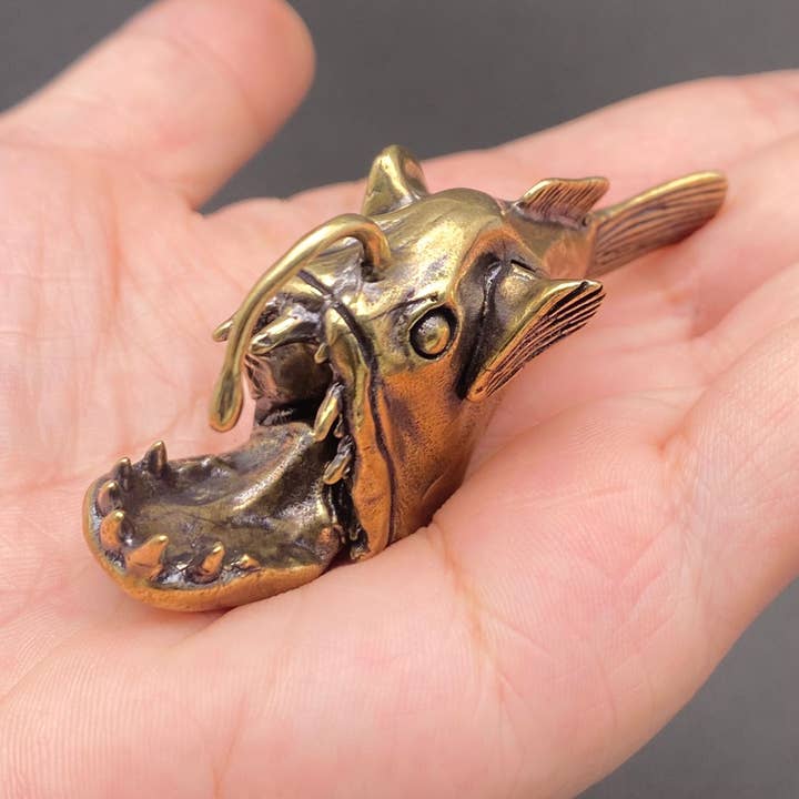 Mio Queena - Wholesale Decorative Figurine - Brass Lantern Fish Crafts Desktop Ornaments Decoration4