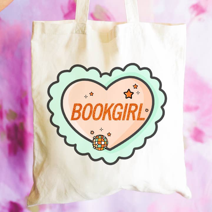 Bookish Canvas Tote Bag | Bookstore Gift |Life of a Bookgirl for wholesale by Literari Goods, Co | Book Themed Candles + Gifts