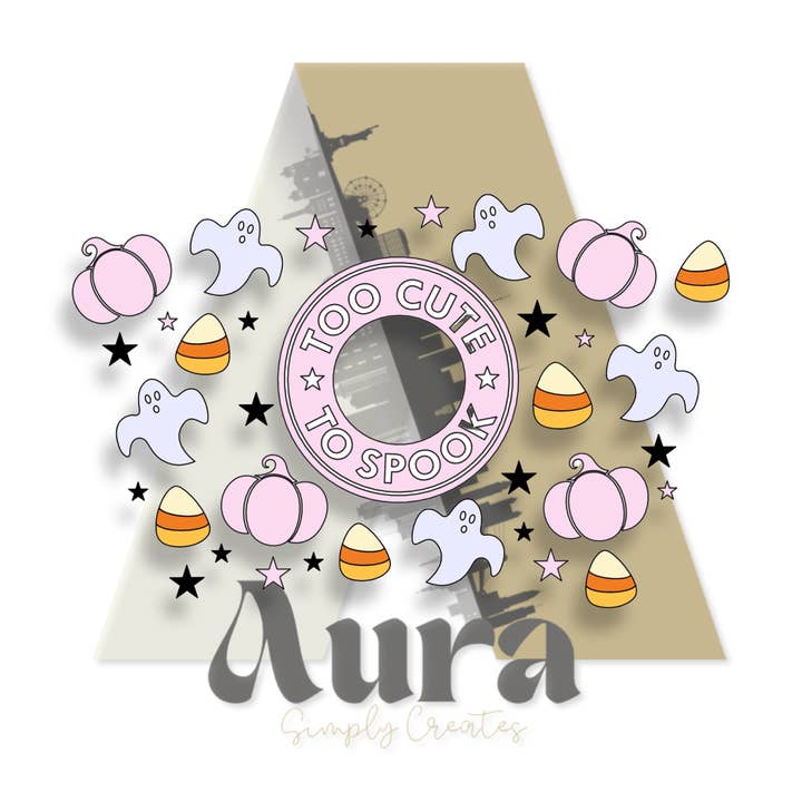 Too Cute to Spook Cold Cup for wholesale by Aura Simply Creates