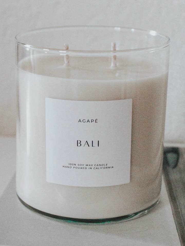 BALI CANDLE 22 oz for wholesale by Agapé Candles