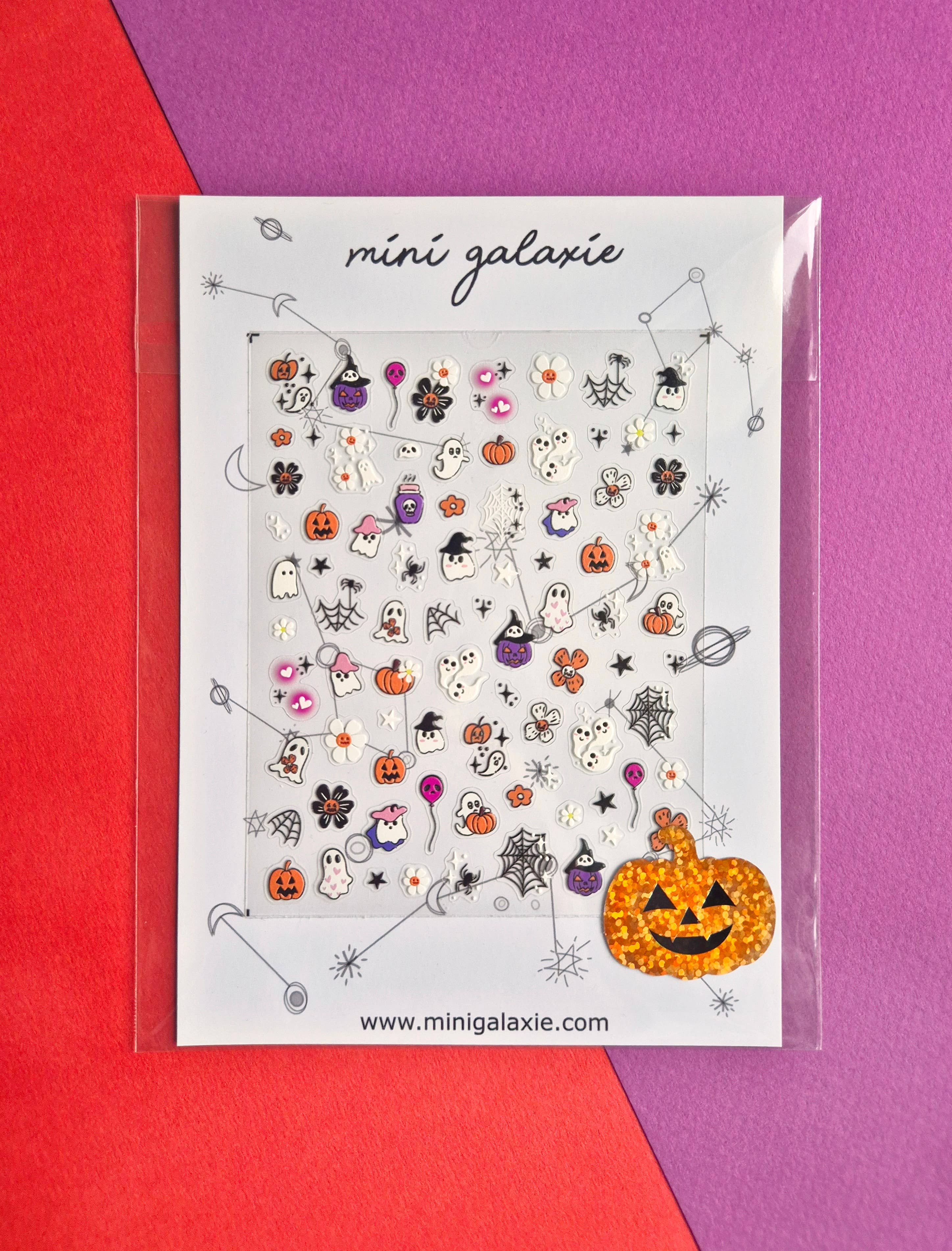 Mini galaxie - Wholesale Nail art/sticker - Halloween nagelstickers voor kinderen 👻🎃🧛2