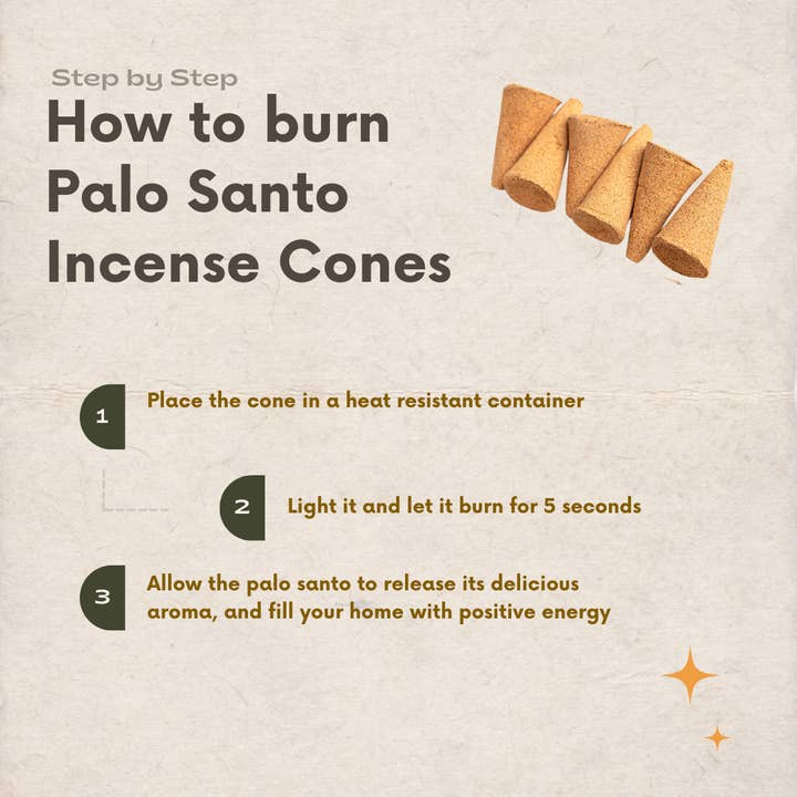 Zoe Artcrafts Corp. - Wholesale Incense - Incense Palo Santo Cones bulk Peru natural premium smudgin7