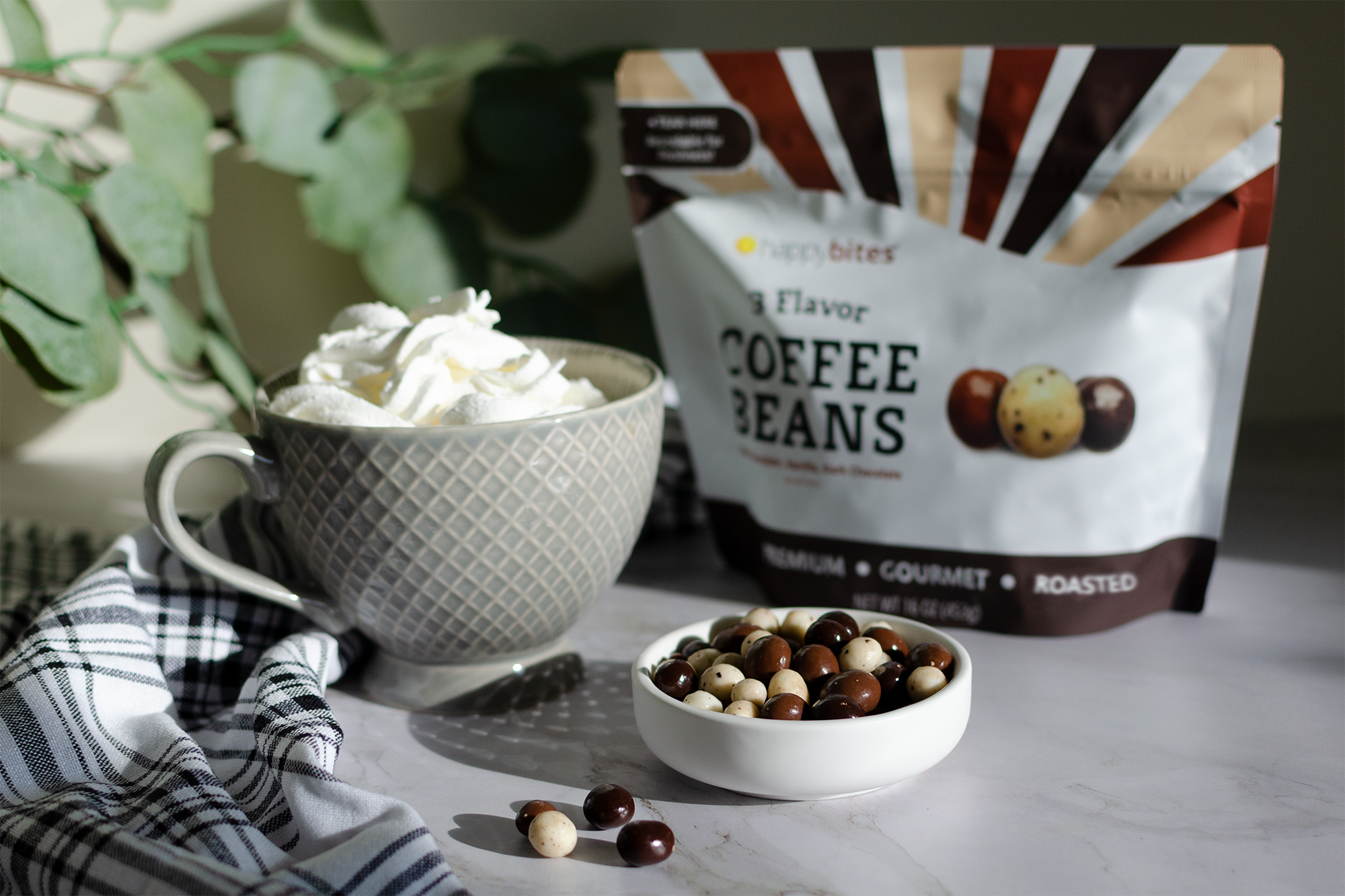 Eat Play Happy, Inc - Wholesale Chocolate Covered Sweets - Happy Bites 3 Flavor Covered Coffee Beans (16 oz)5