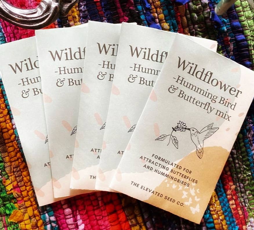 The Elevated Seed Co. - Wholesale Plant Seeds - Wildflower Garden Seed Mix- Hummingbird & Butterfly1