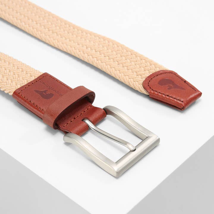 Slopes&Town - Wholesale Belt – Unisex - Recycled Elastic Braided Belt John3