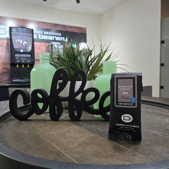 Coffee Beanery - Wholesale Ground Coffee - Butterscotch Toffee SWP Decaf Flavored Coffee