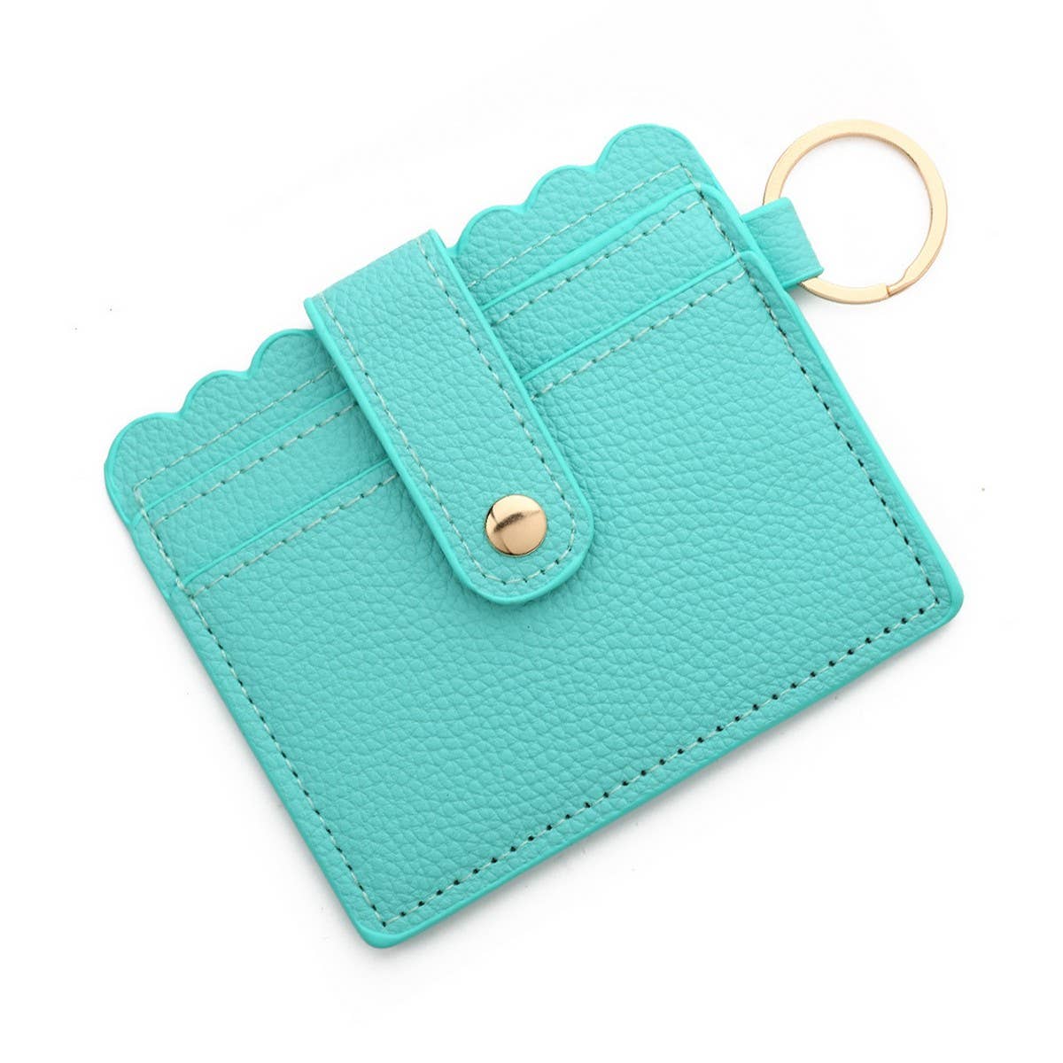 ACCITY - Wholesale Card Holder - Women's - Multi-Card PU Wallet with Keychain & Coin Pocket_CWAB49379