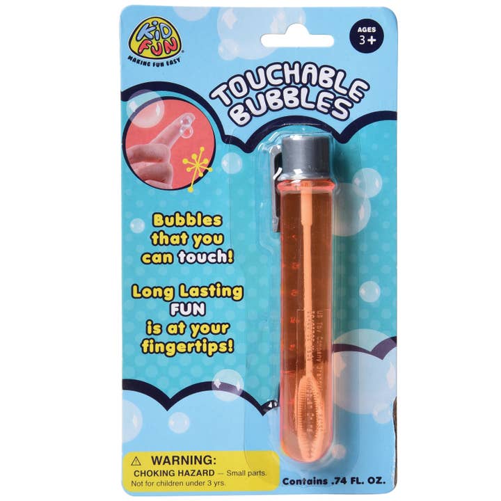 US Toy Company - Wholesale Bubble Wand - Kids - Touchable Bubbles 12-unit case pack